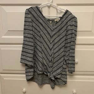 Monteau knot top striped
